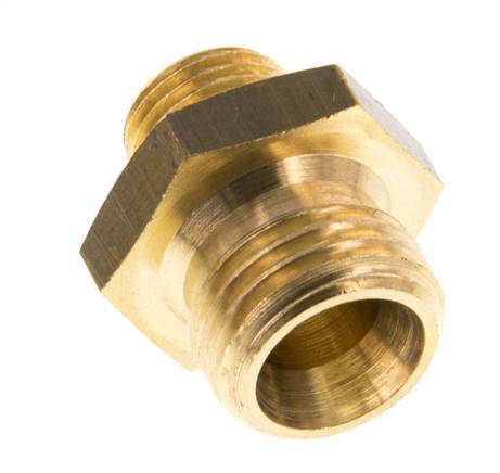 G 1/4'' x G 1/8'' Espiga doble de latón 16 Bar [5 Piezas]