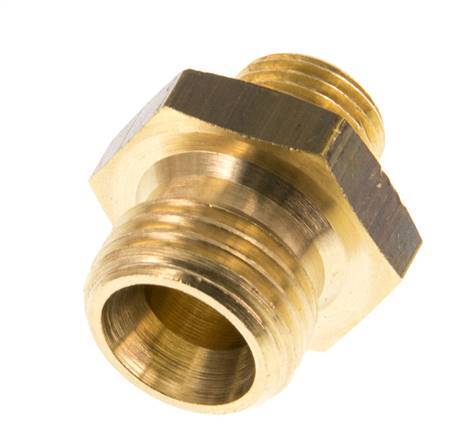 G 1/4'' x G 1/8'' Espiga doble de latón 16 Bar [5 Piezas]