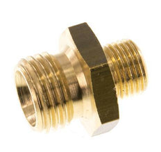 G 1/4'' x G 1/8'' Espiga doble de latón 16 Bar [5 Piezas]