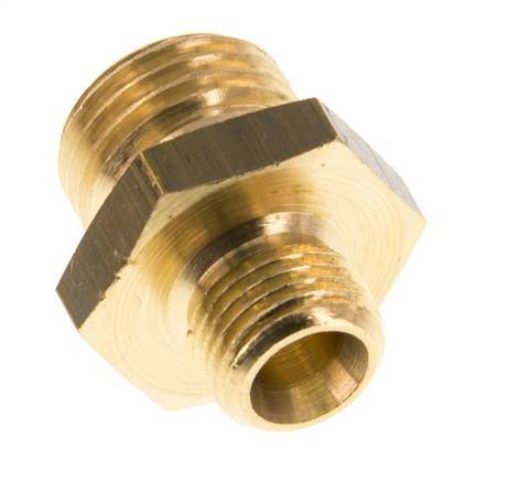 G 1/4'' x G 1/8'' Espiga doble de latón 16 Bar [5 Piezas]