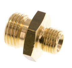 G 1/4'' x G 1/8'' Espiga doble de latón 16 Bar [5 Piezas]