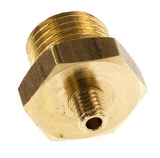 G 1/4'' x M5 Brass Double Nipple 16 Bar [2 Pieces]