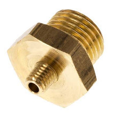 G 1/4'' x M5 Brass Double Nipple 16 Bar [2 Pieces]
