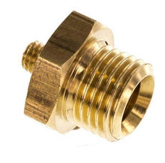 G 1/4'' x M5 Brass Double Nipple 16 Bar [2 Pieces]