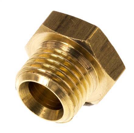 G 1/4'' x M5 Brass Double Nipple 16 Bar [2 Pieces]