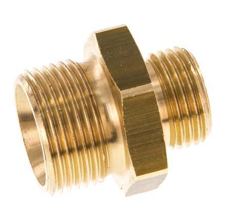 G 3/4'' x G 1/2'' Brass Double Nipple 16 Bar [2 Pieces]