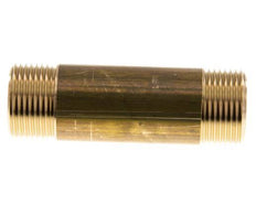 G 3/4'' Espiga doble de latón 16 Bar DIN 2982 - 80mm