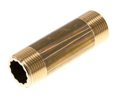 G 3/4'' Espiga doble de latón 16 Bar DIN 2982 - 80mm