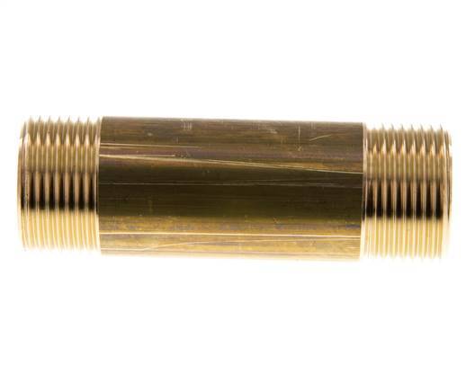 G 3/4'' Espiga doble de latón 16 Bar DIN 2982 - 80mm
