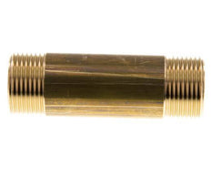 G 3/4'' Espiga doble de latón 16 Bar DIN 2982 - 80mm