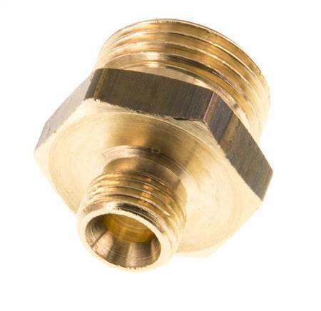 G 3/8'' x G 1/8'' Brass Double Nipple 16 Bar [5 Pieces]