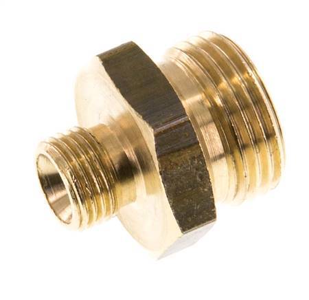 G 3/8'' x G 1/8'' Brass Double Nipple 16 Bar [5 Pieces]