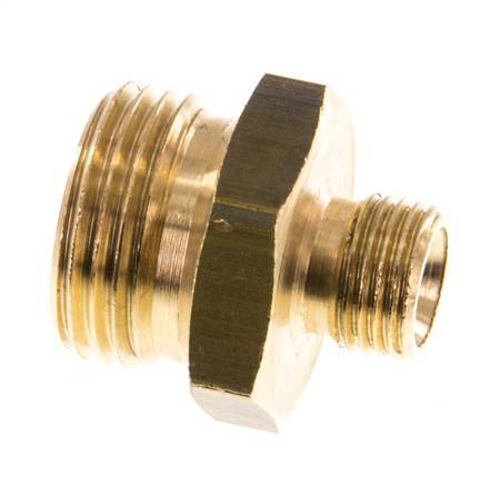 G 3/8'' x G 1/8'' Brass Double Nipple 16 Bar [5 Pieces]