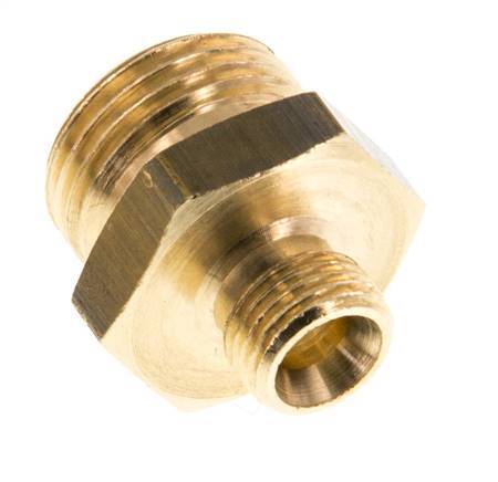 G 3/8'' x G 1/8'' Brass Double Nipple 16 Bar [5 Pieces]