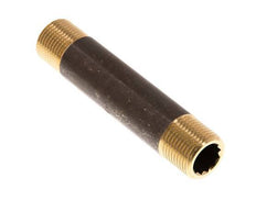 G 3/8'' Espiga doble de latón 16 Bar DIN 2982 - 80mm
