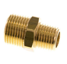 R 3/8'' x R 1/4'' Brass Double Nipple 16 Bar [5 Pieces]