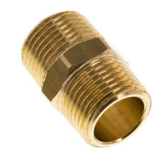 R 3/8'' Brass Double Nipple 16 Bar [2 Pieces]