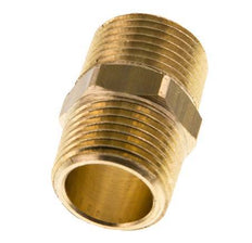 R 3/8'' Brass Double Nipple 16 Bar [2 Pieces]