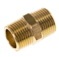 R 3/8'' Brass Double Nipple 16 Bar [2 Pieces]