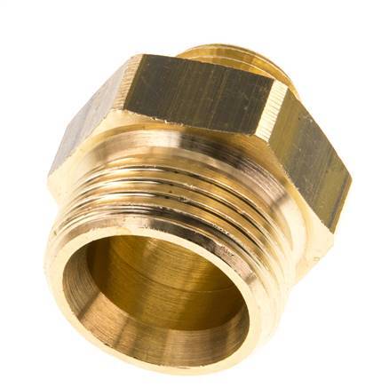 G 1'' x G 1/2'' Espiga doble de latón 16 Bar