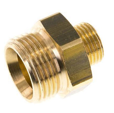 G 1'' x G 1/2'' Espiga doble de latón 16 Bar
