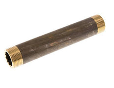 G 1'' Boquilla doble de latón 16 Bar DIN 2982 - 180mm