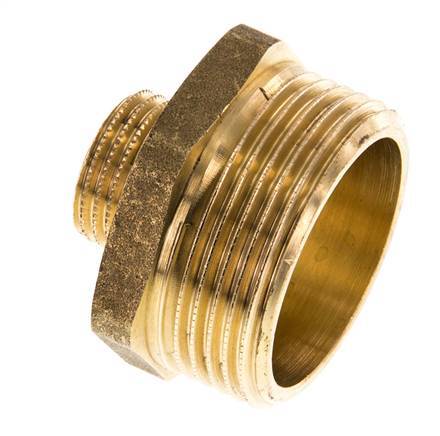 G 1 1/4'' x G 1/2'' Espiga doble de latón 16 Bar