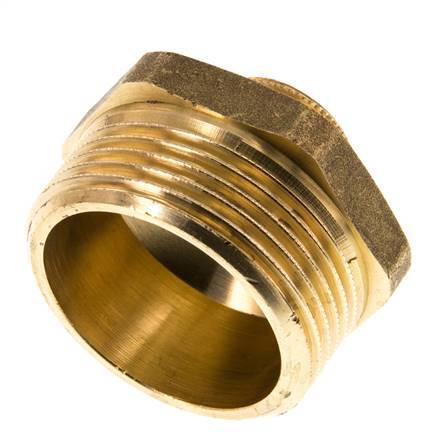 G 1 1/4'' x G 1/2'' Espiga doble de latón 16 Bar