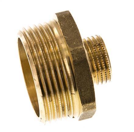 G 1 1/4'' x G 1/2'' Espiga doble de latón 16 Bar