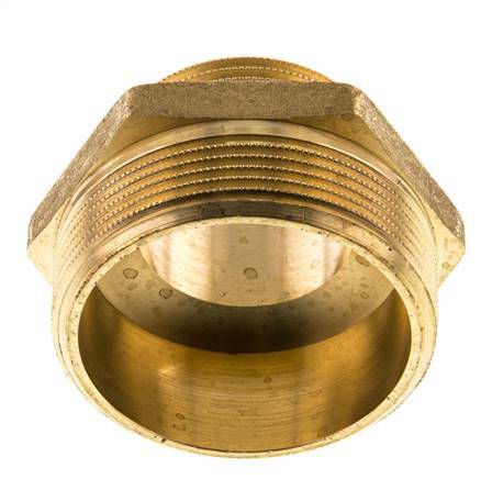 G 2'' x G 1 1/4'' Espiga doble de latón 16 Bar