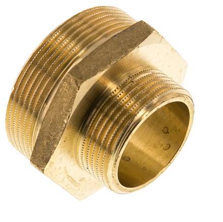 G 2'' x G 1 1/4'' Espiga doble de latón 16 Bar