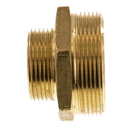 G 2'' x G 1 1/4'' Espiga doble de latón 16 Bar