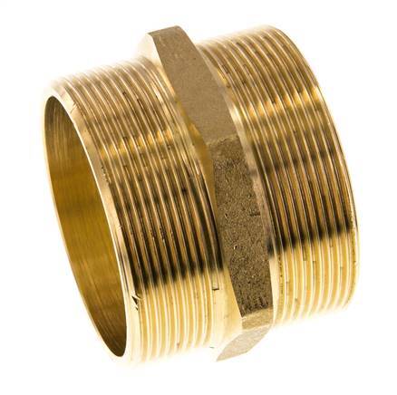 G 2 1/2'' Latón Doble Espiga 16 Bar