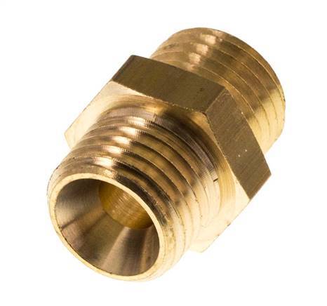 M14x1.5 Brass Double Nipple 16 Bar [2 Pieces]