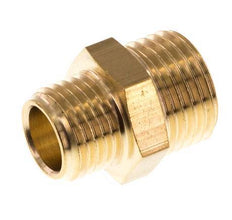 M16x1.5 x G 1/4'' Brass Double Nipple 16 Bar [2 Pieces]