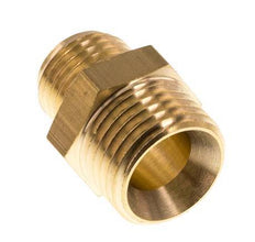M16x1.5 x G 1/4'' Brass Double Nipple 16 Bar [2 Pieces]
