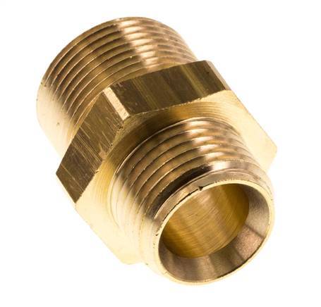 M24x1,5 x G 1/2'' Espiga doble de latón 16 Bar