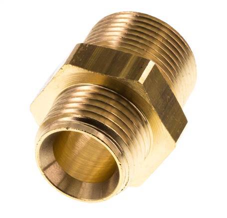 M24x1,5 x G 1/2'' Espiga doble de latón 16 Bar