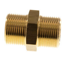 Espiga doble de latón M24x1,5 16 bar
