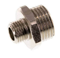 G 1/2'' x G 1/4'' Nickel plated Brass Double Nipple 16 Bar [2 Pieces]