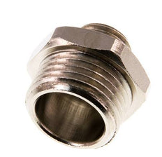 G 1/2'' x G 1/4'' Nickel plated Brass Double Nipple 16 Bar [2 Pieces]