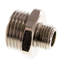 G 1/2'' x G 1/4'' Nickel plated Brass Double Nipple 16 Bar [2 Pieces]