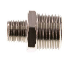 R 1/2'' x R 1/4'' Nickel plated Brass Double Nipple 16 Bar [2 Pieces]
