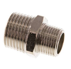 R 1/2'' x R 3/8'' Nickel plated Brass Double Nipple 16 Bar [2 Pieces]