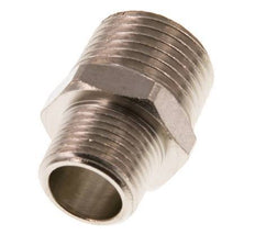 R 1/2'' x R 3/8'' Nickel plated Brass Double Nipple 16 Bar [2 Pieces]