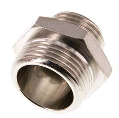 G 3/4'' x G 1/2'' Nickel plated Brass Double Nipple 16 Bar [2 Pieces]