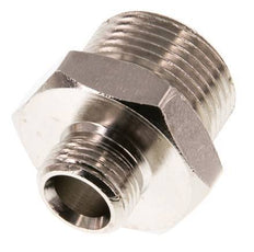 G 3/4'' x G 3/8'' Espiga doble de latón niquelado 16 Bar