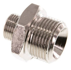 G 3/4'' x G 3/8'' Espiga doble de latón niquelado 16 Bar