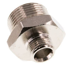 G 3/4'' x G 3/8'' Espiga doble de latón niquelado 16 Bar