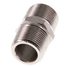 3/4'' NPT x R 3/4'' Latón niquelado Espiga doble 60 Bar